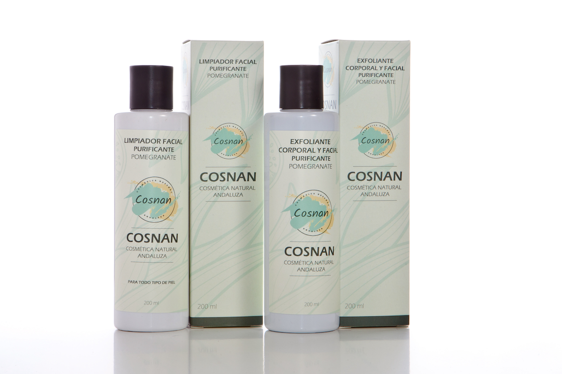 Pack 4 Exfoliante de granada y limpiador facial