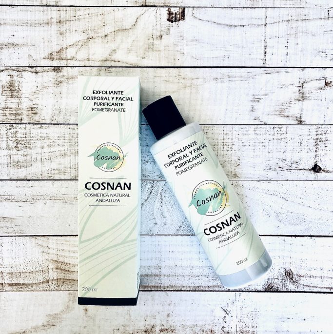 exfoliante corporal y facial purificante natural cosnan